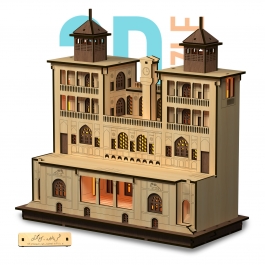 پازل سه بعدی چراغ دار کاخ شمس العماره چراغدار